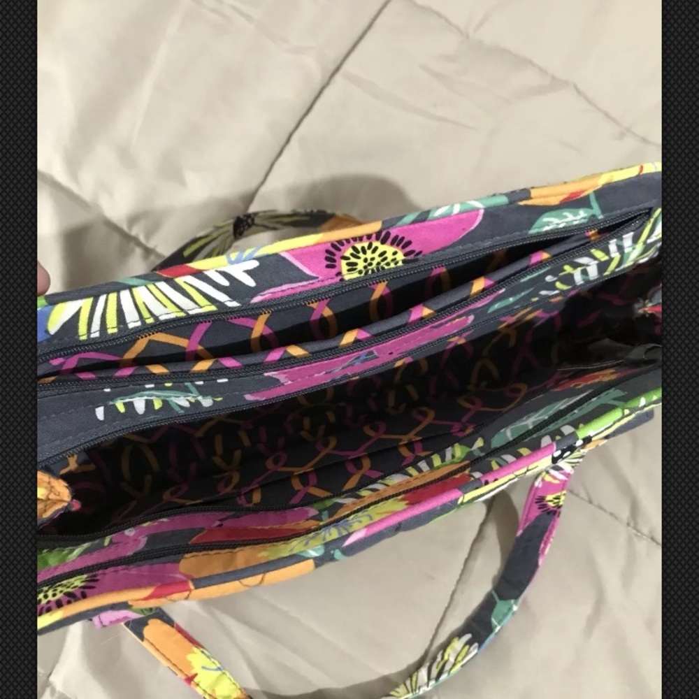 Vera Bradley Handbag Whitney Jazzy Blooms Purse - Picture 4 of 5